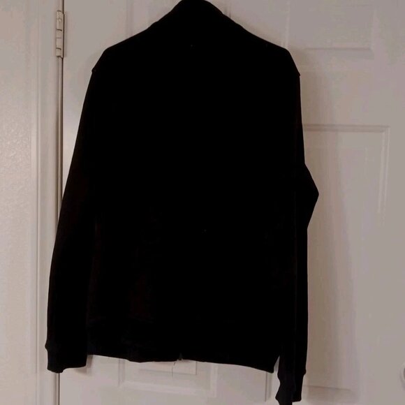 Doublju Biker Style Jacket Men’s XXL Black Full Zip Fleece - Picture 7 of 7